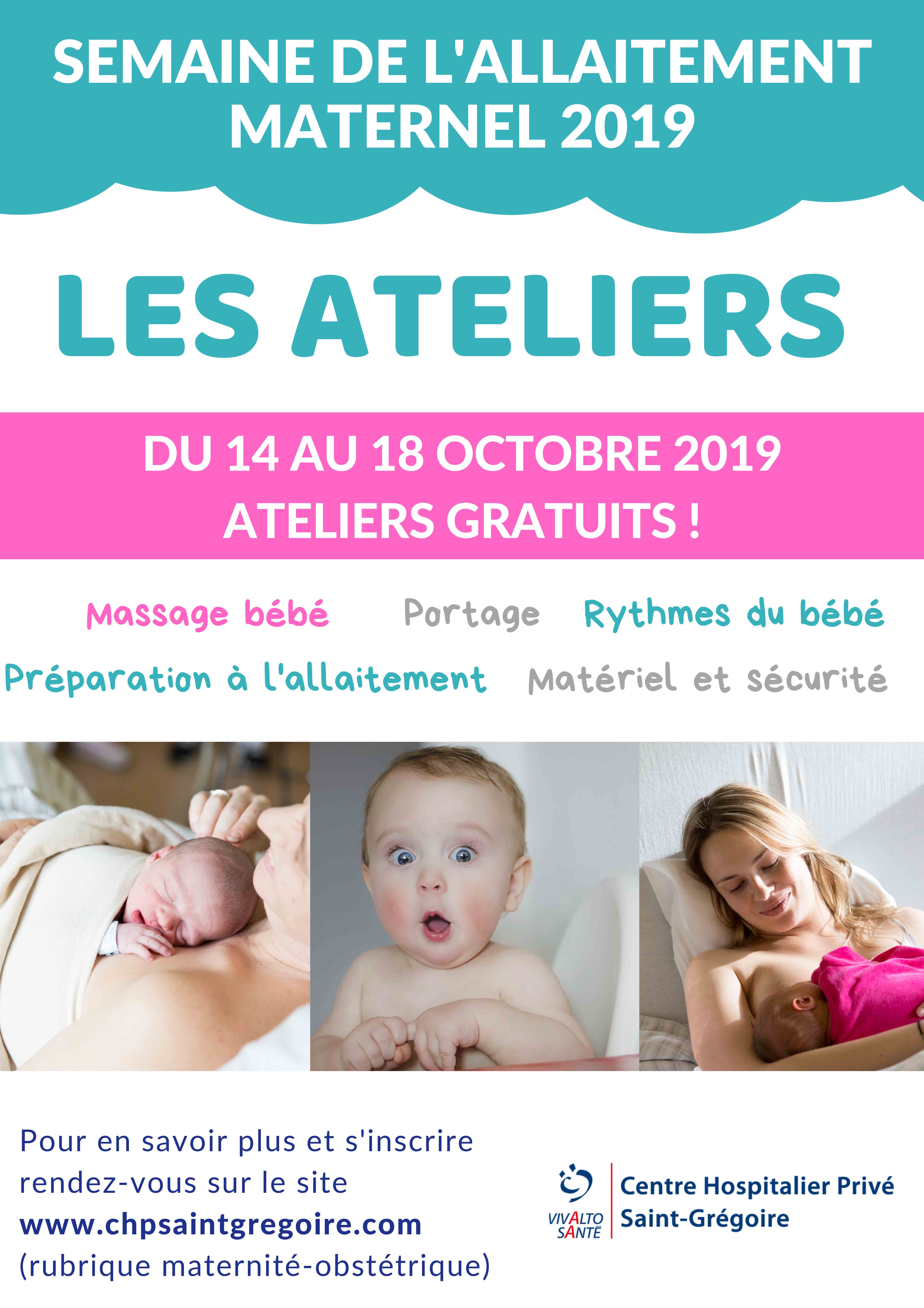 Semaine De Lallaitement Maternel 2019 Centre Hospitalier - 